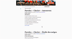 Desktop Screenshot of le-parolier.net